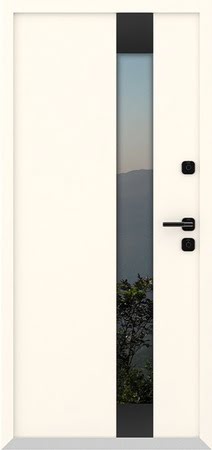 Входные двери Металюкс серии Boston модель AG6010 (black)