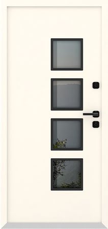 Входные двери Металюкс серии Boston модель AG6048 (black)