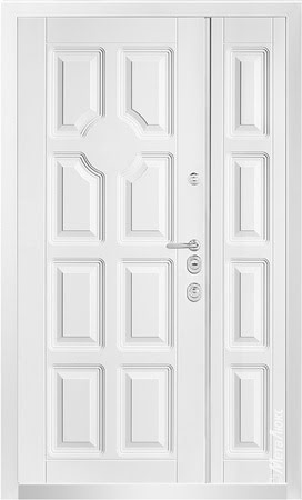 Входные двери Металюкс  серии: Милано модель: М1507 Е