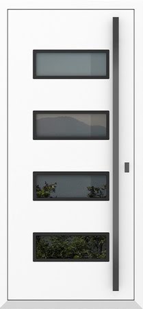 Входные двери Металюкс серии Boston модель AG6036 (black)