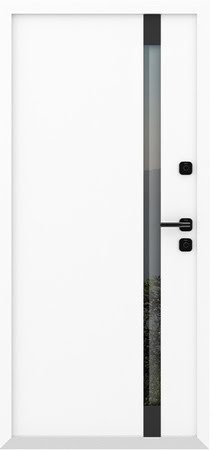 Входные двери Металюкс серии Boston модель AG6052 (black)