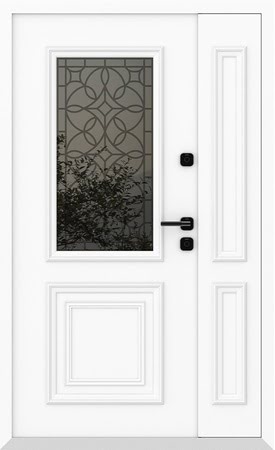 Входные двери Металюкс серии Boston (полуторные) модель AG6045