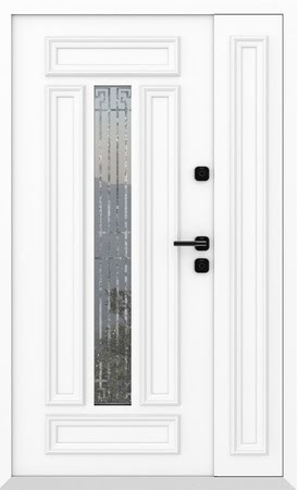 Входные двери Металюкс серии Boston (полуторные) модель AG6077