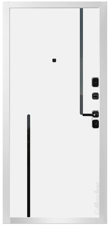 Входные двери Металюкс  серии: Милано модель: М1138 Е