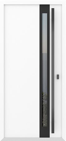 Входные двери Металюкс серии Boston модель AG6039 (black)