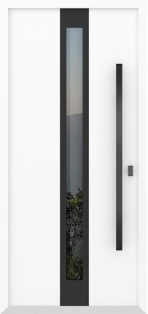 Входные двери Металюкс серии Boston модель AG6107 (black)