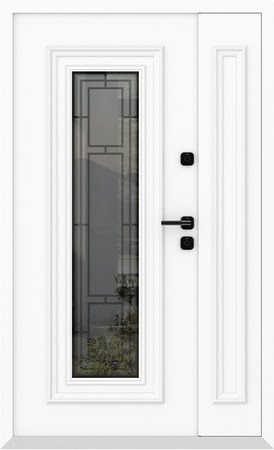 Входные двери Металюкс серии Boston (полуторные) модель AG6044