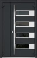 Входные двери Металюкс серии Boston (полуторные) модель AG6034 (st)