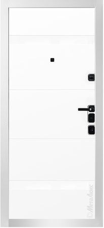 Входные двери Металюкс  серии: Милано модель: М1301/2 Е
