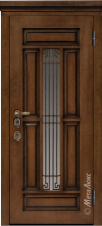 Входные двери Металюкс  серии: ArtWood модель: СМ1712/3 Е2