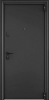 Входные двери SUPER OMEGA PRO MP Темно-серый букле графит / ПВХ Бетон темно серый