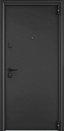 Входные двери SUPER OMEGA PRO MP Темно-серый букле графит / ПВХ Бетон темно серый