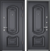Входные двери PROFESSOR 4+ 02 PP ПВХ Оскуро / ПВХ Оскуро
