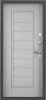 Входные двери Х7 PRO MP Темно-серый букле графит / ПВХ Дуб белый матовый