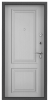 Входные двери Х7 PRO MP Темно-серый букле графит / ПВХ Дуб белый матовый