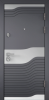 Входные двери PROFESSOR 4+ 02 PP ПВХ Оскуро / ПВХ Оскуро