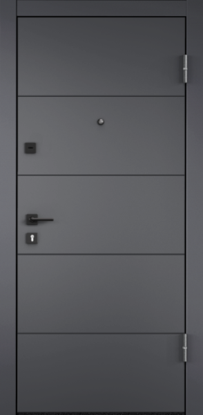 Входные двери DELTA PRO PP ПВХ Оскуро / ПВХ Бьянко