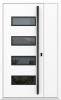 Входные двери Металюкс серии Boston (полуторные) модель AG6036 (black)