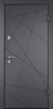 Входные двери Х5 NEW PP ПВХ Оскуро / ПВХ Бьянко