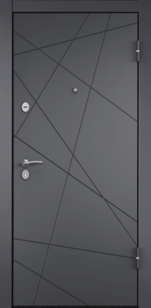 Входные двери Х5 NEW PP ПВХ Оскуро / ПВХ Бьянко