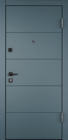 Входные двери DELTA PRO PP ПВХ Верде / ПВХ Бьянко