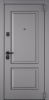 Входные двери SUPER OMEGA PRO PP ПВХ Гриджио / ПВХ Бьянко