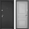 Входные двери Х7 PRO MP Темно-серый букле графит / ПВХ Дуб белый матовый