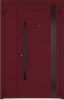 Входные двери Металюкс серии Boston (полуторные) модель AG6067