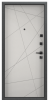 Входные двери DELTA PRO MP Черный шелк / ПВХ Бьянко