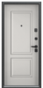 Входные двери SUPER OMEGA PRO PP ПВХ Гриджио / ПВХ Бьянко