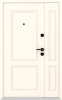 Входные двери Металюкс серии Boston (полуторные) модель AG6018