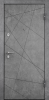 Входные двери Х5 NEW PP ПВХ Бетон темно серый / ПВХ Бьянко