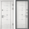 Входные двери PROFESSOR 4+ 02 PP Белый (арт. КТ Белый) / Белый (арт. КТ Белый)