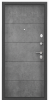 Входные двери DELTA-100 Темно-серый букле графит / ПВХ Бетон темно-серый