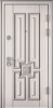 Входные двери PROFESSOR 4+ 02 PP Лиственница белая (арт. ПВХ Лиственница белая) / Лиственница белая (арт. ПВХ Лиственница белая)