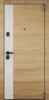 Входные двери SUPER OMEGA PRO PP ПВХ Дуб Янтарь Горизонт / ПВХ Дуб Песок Горизонт