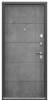 Входные двери DELTA-100 Черный шелк / Бетон темно-серый