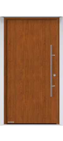 Входные двери Hormann  серии: THP 65 модель: Входная дверь THP 65 мотив 010, защита от взлома RC2, цвет Golden oak