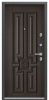 Входные двери PROFESSOR 4+ 02 PP ПВХ Дуб угольный / ПВХ Дуб угольный