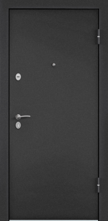 Входные двери Х5 NEW MP Темно-серый букле графит / ПВХ Дуб белый матовый