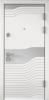 Входные двери PROFESSOR 4+ 02 PP Белый (арт. КТ Белый) / ПВХ Оскуро