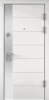 Входные двери PROFESSOR 4+ 02 PP Белый (арт. КТ Белый) / ПВХ Оскуро
