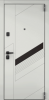 Входные двери SUPER OMEGA PRO PP ПВХ Ферро / ПВХ Бьянко