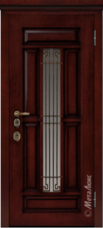 Входные двери Металюкс  серии: ArtWood модель: СМ1712/10