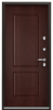Входная дверь SNEGIR 20F MP Букле коричневый / ПВХ Лиственница темная