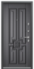 Входные двери PROFESSOR 4+ 02 PP ПВХ Холст вулканический / ПВХ Холст вулканический