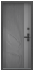 Входная дверь ULTIMATUM NEXT ЛКП Графит / ЛКП Циркон