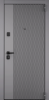 Входные двери Х7 PRO PP ПВХ Гриджио / ПВХ Бьянко