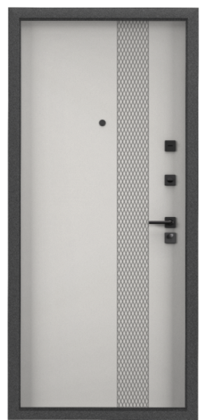 Входные двери Х7 PRO PP ПВХ Оскуро / ПВХ Бьянко
