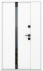 Входные двери Металюкс серии Boston (полуторные) модель AG6050 (black)